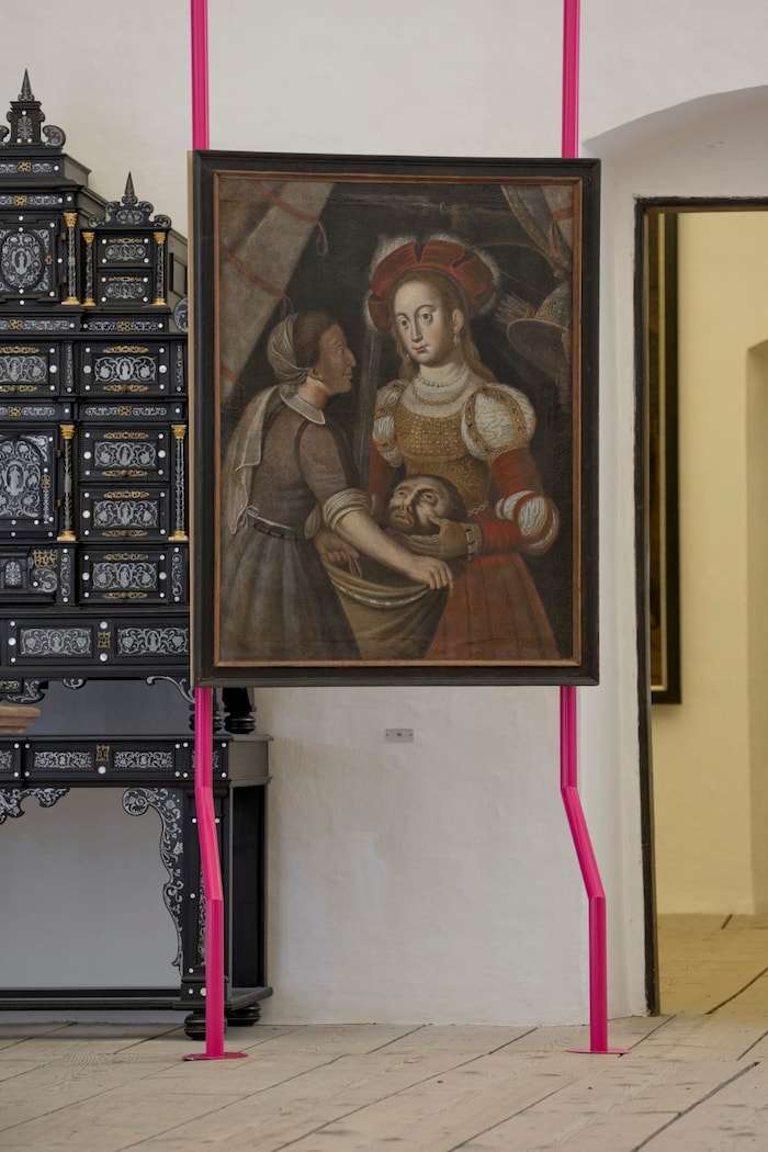 Paul I. Esterházy als „Judith“ im Jahr 1650. Das Gemälde ist das Schlüsselobjekt aus der ...