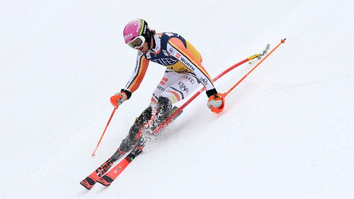 Linus Straßer beim Slalom in Sun Valley