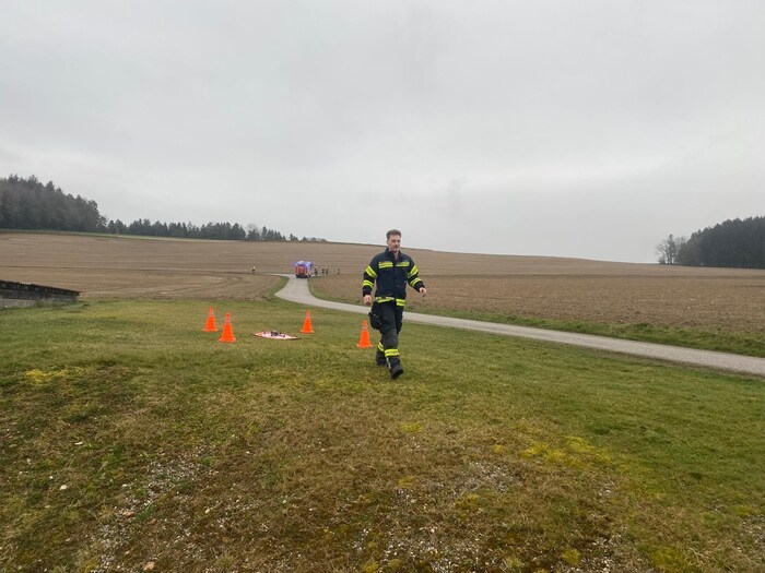 Um das weitläufige Gebiet abdecken zu können, kam eine Drohne zum Einsatz.