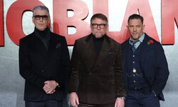 Pierce Brosnan, Guy Ritchie und Tom Hardy