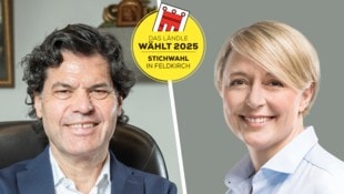 Im Duell um Feldkirch treten am Sonntag Bürgermeister Manfred Rädler und Vizebürgermeisterin ...