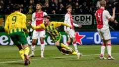 Luka Reischl (M.) hatte in den Niederlanden eine sehr erfolgreiche Zeit. (Bild: Soccrates Images)