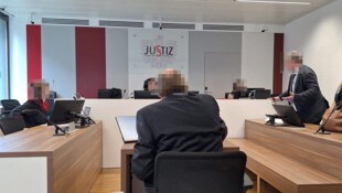 Der Angeklagte am Landesgericht Eisenstadt.