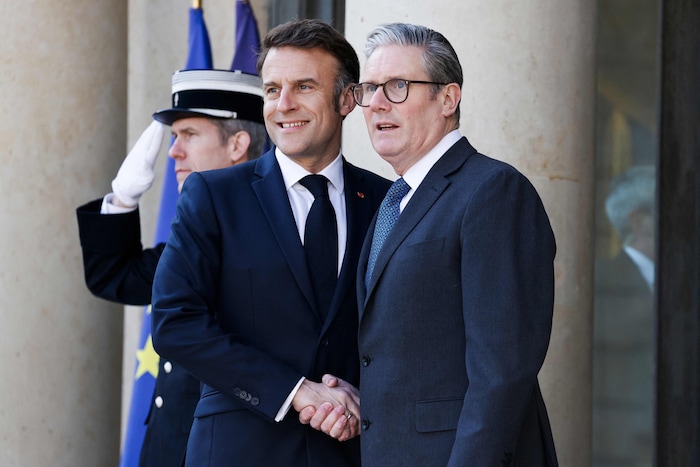 Emmanuel Macron und Keir Starmer ziehen in der Palästinenser-Frage an einem Strang.