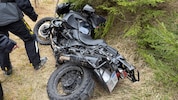 Am Motorrad entstand schwerer Sachschaden.