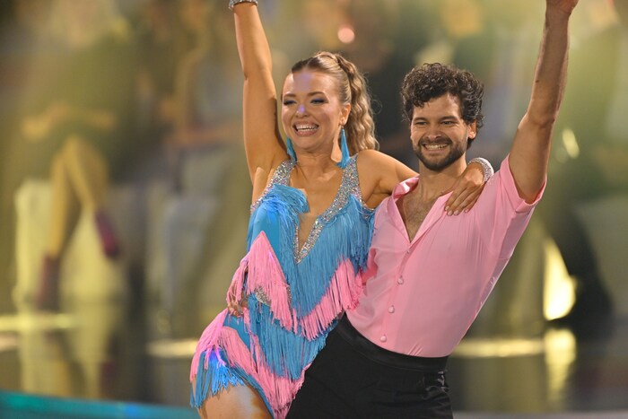 Aaron Karl gehört mit seinem mitreißenden Jive zu den Gewinnern des Abends.