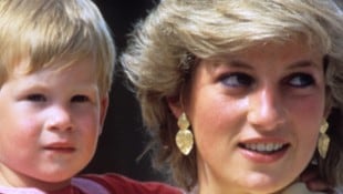 Prinzessin Diana mit ihrem kleinen Sohn Harry