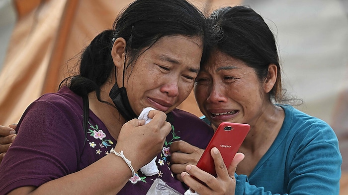 Viele Menschen in Thailand und Myanmar trauern um ihre Liebsten.