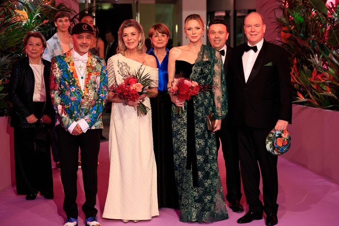 Christian Louboutin, Prinzessin Caroline, Fürstin Charlene und Fürst Albert