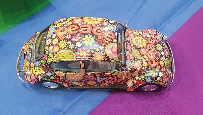 Ein „blühender“ VW-Käfer