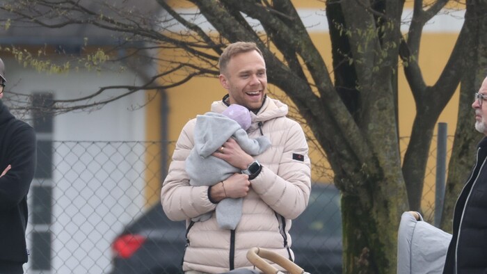 Tormann Alexander Schlager verfolgte das Spiel in der Salzburger Liga zwischen Siezenheim und ...