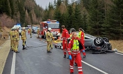 Überschlag! In Mauterndorf schlief eine Frau hinter dem Steuer ihres Pkw ein.
