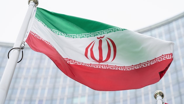 Die Fahne des Iran