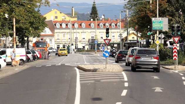 Bisher ist der Griesplatz hauptsächlich als Verkehrsader und für Zwischenfälle bekannt.