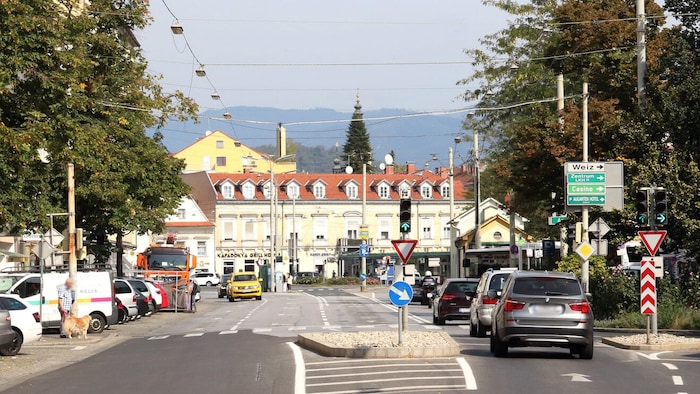 Der Grazer Griesplatz wird auf der Karte des VCÖ als „Todeszone für Radfahrer“ bezeichnet.