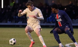 Phillip Verhounig (li.) trumpfte in der bisherigen Saison in der Youth League auf.