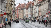 In der Herrengasse ist die Stimmung unter den Unternehmern aktuell eher trüb.