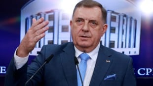 Der bosnische Serbenführer Milorad Dodik