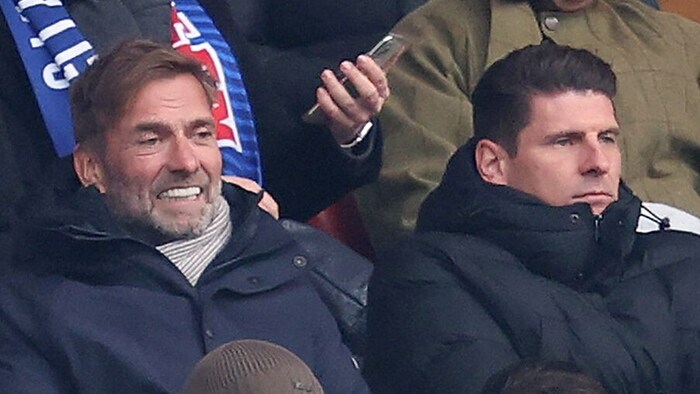 Mario Gomez (ganz rechts), hier beim Besuch des Spiels RB Leipzig gegen Werder Bremen im Jänner