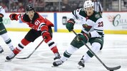 Marco Rossi (re.) greift mit Minnesota wieder an.