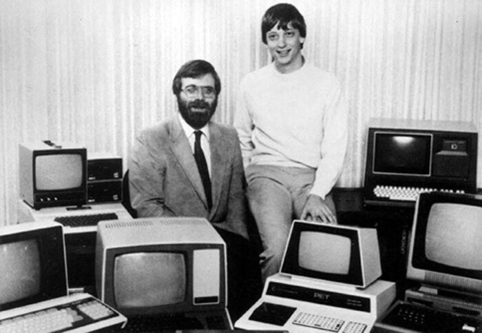 Bill Gates (rechts) und Paul Allen