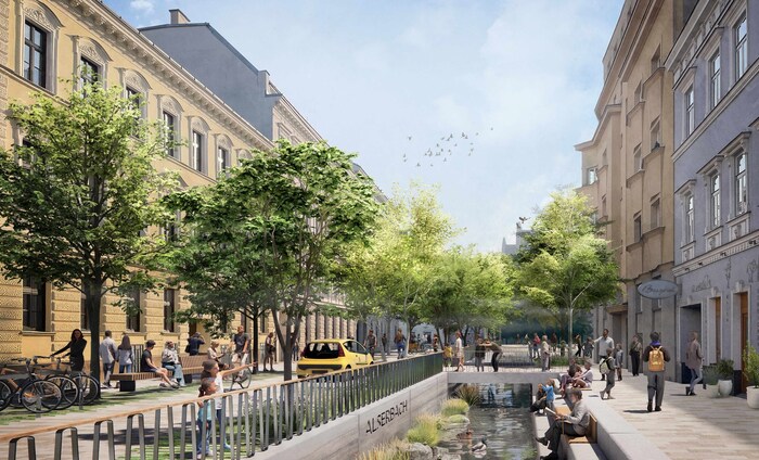 WahlkampfIdee der Grünen: Enten füttern in der Rötzergasse.