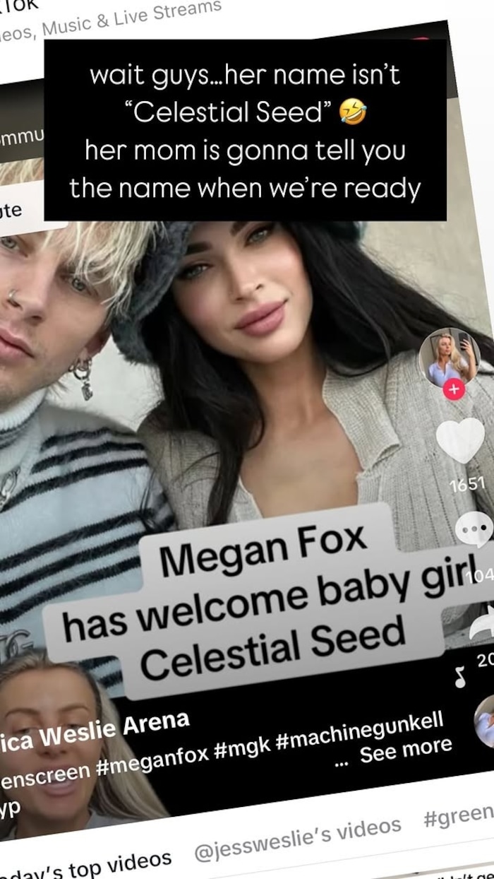 Der Musiker erklärte auf Instagram, dass seine Tochter nicht „Celestial Seed“ heißt. Auf welchen ...