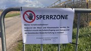 Die Straße in den Hanság ist bereits gesperrt – zur Erleichterung des dort ansässigen ...