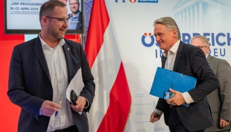 Christian Hafenecker und Peter Westenthaler gehen nun rechtlich gegen Clemens Pig vor.