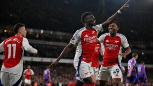 Arsnelas Bukayo Saka konnte nach langer Verletzung wieder jubeln.