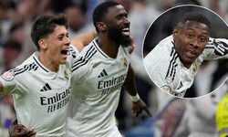 Rabenschwarzer Tag: David Alaba war an drei Gegentreffern beteiligt. Real Madrid zieht trotzdem ...