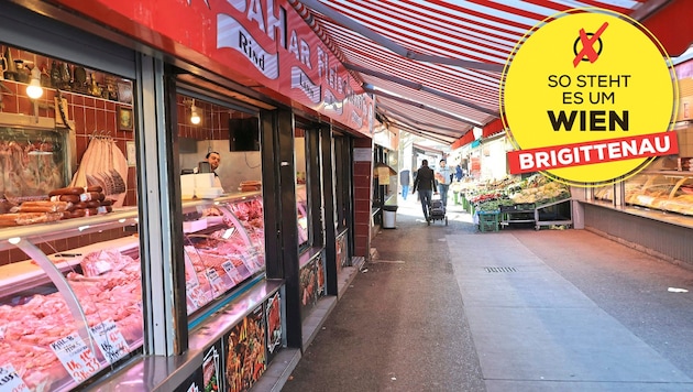 Der Markt gilt als nicht sehr anziehend – auch die Politik möchte ihn künftig schöner machen. (Bild: Krone KREATIV/Peter Tomschi)