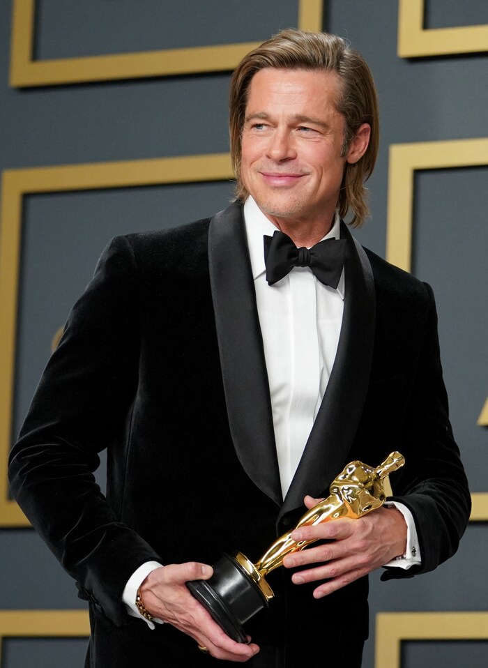 Die Rolle in dem Tarantino-Streifen brachte Brad Pitt 2020 den Oscar als bester Nebendarsteller ...