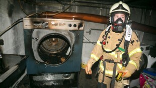 Der Trockner war defekt und nebelte alles ein. 