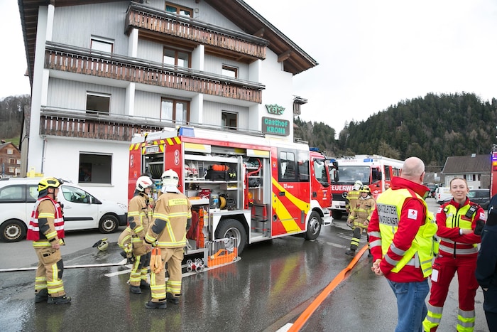 Einsatz in Übersaxen.