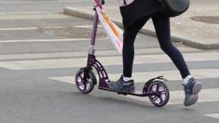 Die Roller sind beliebt, leider passieren immer wieder Unfälle