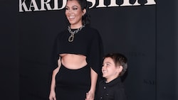 Ist Kourtneys Sohn Reign, hier mit seiner Mama auf einem Foto aus dem Jahr 2022, etwa ein Spross von Justin Bieber? (Bild: Viennareport)