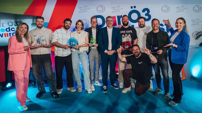 Alles Preisträger bei der Verleihung am Küniglberg