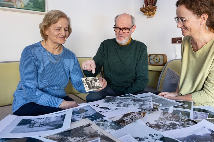 Gemeinsam mit seiner Frau Luise wird heute der Schatz verwaltet.