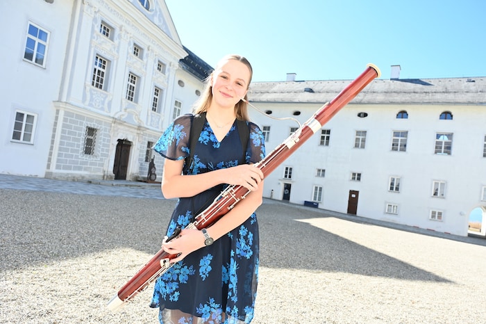 Johanna Gigler fährt zu einem Workshop, bei dem sie eine Woche lang von einer Fagottistin der ...