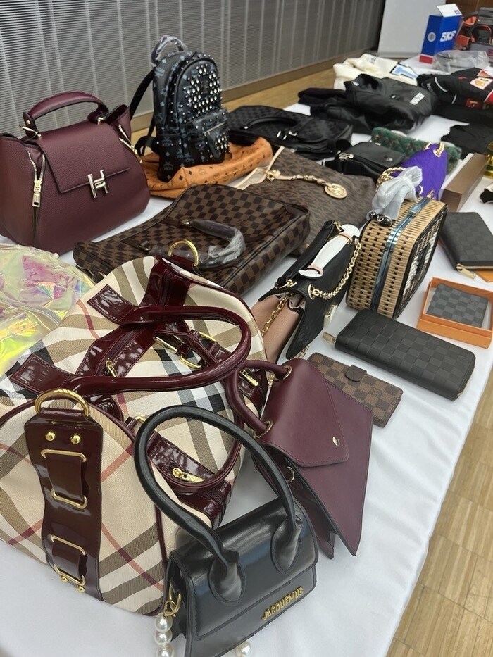 Die meisten beschlagnahmten Plagiate stammen aus den Bereichen Bekleidung, Schuhe, Taschen und ...