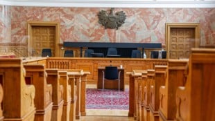 Verhandelt wurde im größten Saal des Landesgerichtes. (Bild: Markus Tschepp)