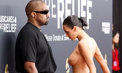 Kanye West und  Bianca Censori  bei den Grammys