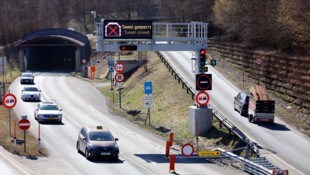 Die Sanierung des Schmittentunnels war im vergangenen Jahr eines der großen Straßenprojekte.