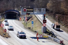 Die Sanierung des Schmittentunnels war im vergangenen Jahr eines der großen Straßenprojekte.
