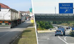 Weinviertel einst und jetzt: Früher Stau in den Orten, heute moderne Verkehrsanbindung.
