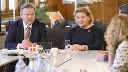 Michael Ludwig und Korinna Schumann. (Bild: Stadt Wien / Jobst)