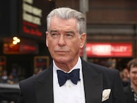 Pierce Brosnan bei der „Good Night, and Good Luck“-Premiere am Broadway (Bild: AP/Andy Kropa)