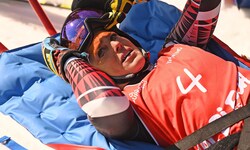 Federica Brignone musste abtransporiert werden.