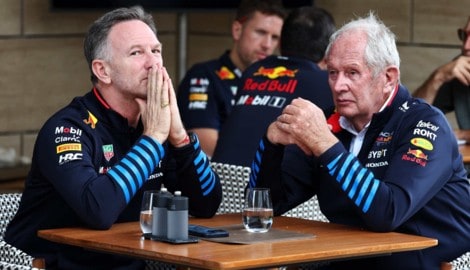 Helmut Marko (re.) äußert sich zum Aus von Christian Horner.